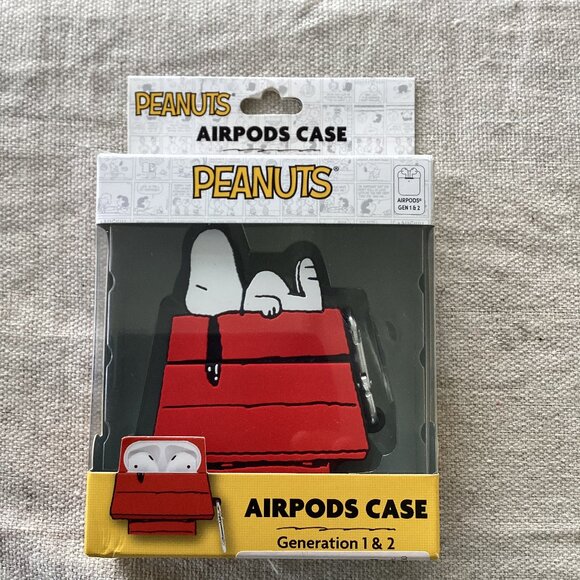 Snoopy Peanuts AirPods Case Gen 1 & 2 – Doghouse Design – New in Box - Picture 1 of 4